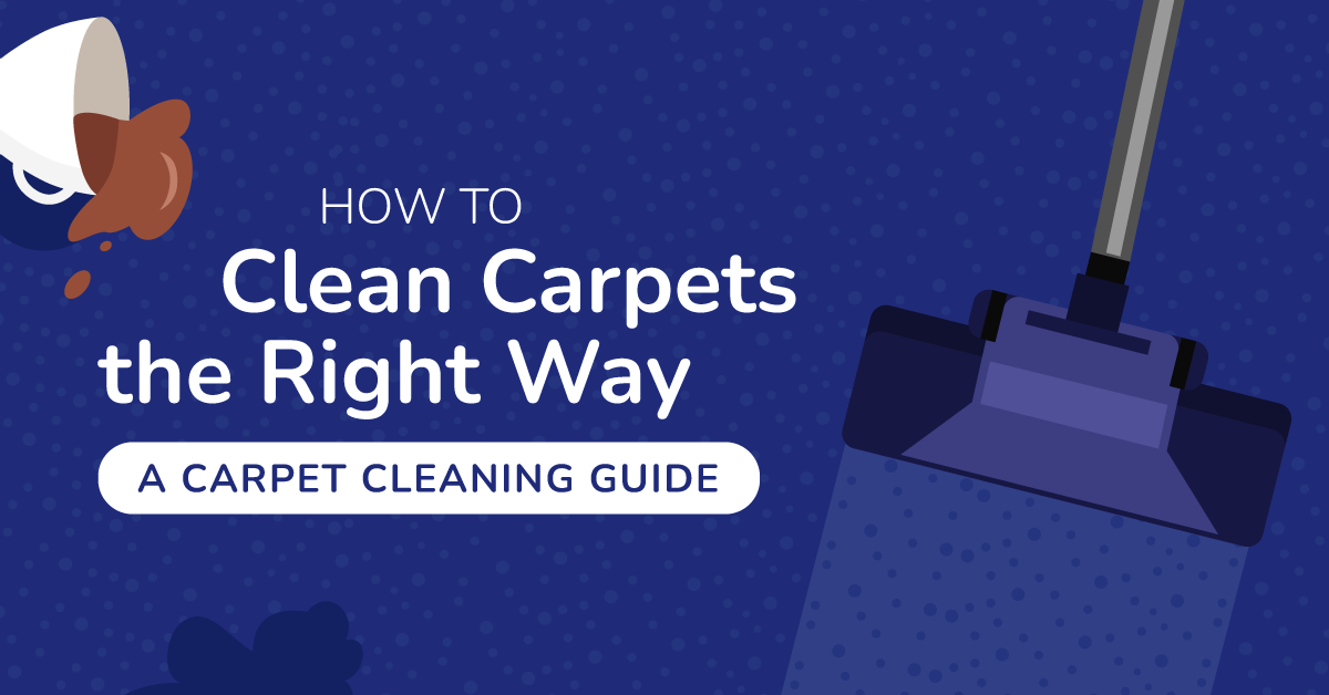 how to clean carpets, banner
