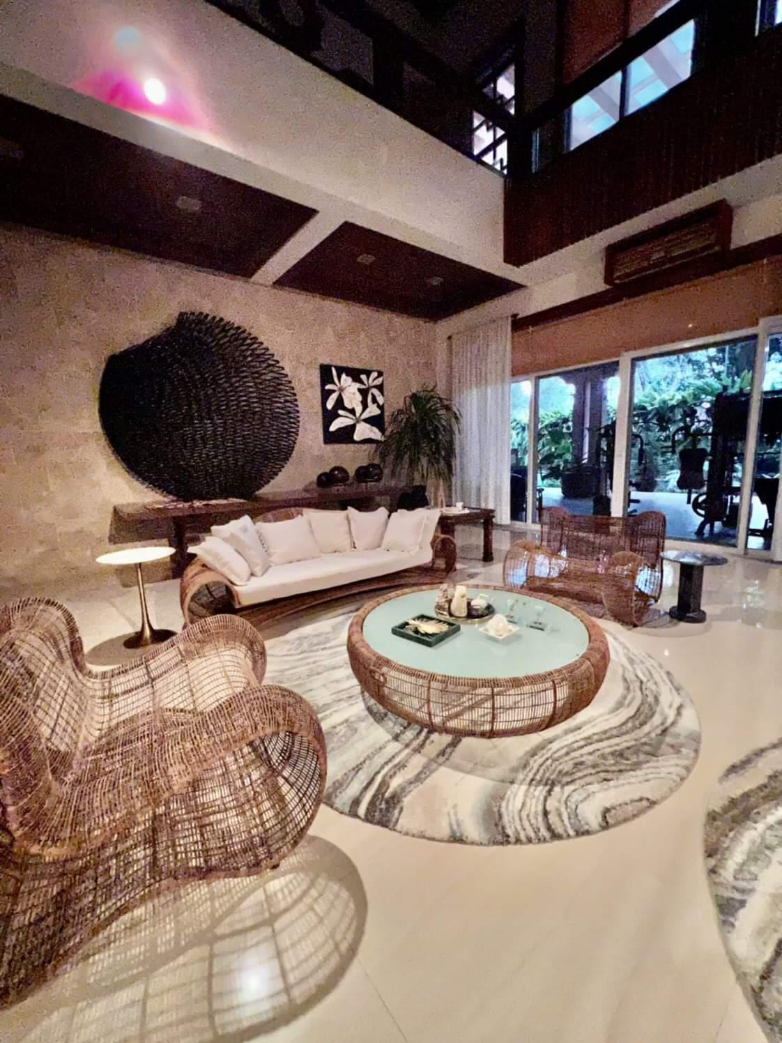 living room with rugs, rug decoration